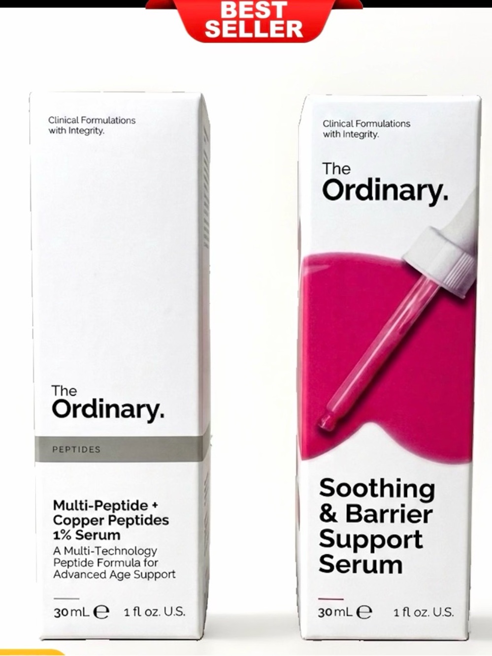 🆕 The Ordinary DUO Multi + Copper Peptides 1% - Soothing & Barrier Support Serum